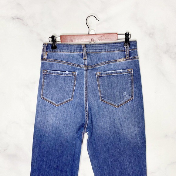 Kancan High Rise Distressed Skinny Jeans Medium Wash Size 28 from Maurice’s - Picture 5 of 8